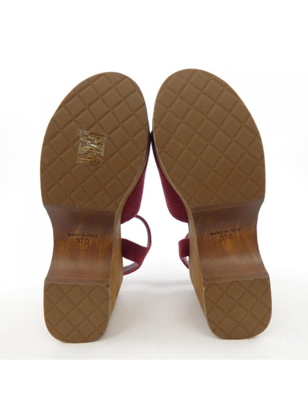 Chanel Sandals Red 37 - Picture 4 of 6